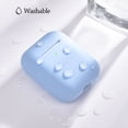 thumbnail image 2 of Anti Lose Luxury Dust Proof Slim Silicone Case Cover Protective Case Wireless Earphones Pouch Headphone Accessories GREY, 2 of 8