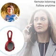 thumbnail image 4 of Caja De Metal Compatible Con Airtags Bluetooth Tracker Funda Protectora De Piel Llavero De Metal seitruly EL017754-05, 4 of 5