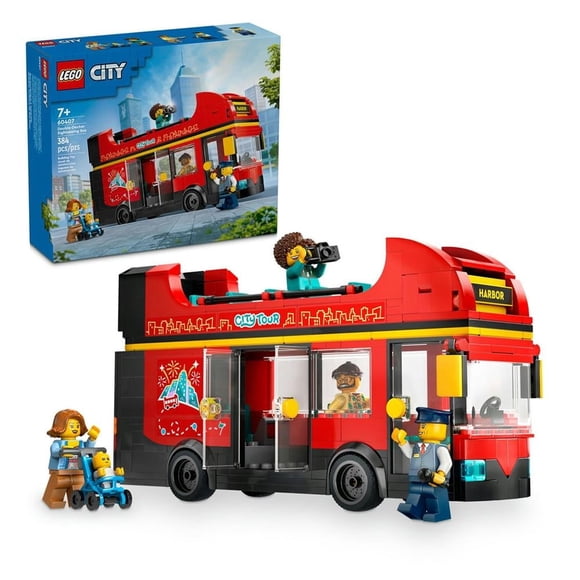Set LEGO City Autobús Turístico Rojo de Dos Plantas 60407
