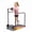 Pink, variant on AKLUER Manual Treadmill for Kids, Fixed 10% Incline Non-Powered Walking Pad, Max 220lbs Capacity with Handrail & Display Screen, Eco-Friendly Manual Walking Running Machine for Home