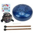 thumbnail image 3 of Tambor de lengüeta de metal, tambor etéreo de 5,5 pulgadas, 8 percusiones, tambor etéreo, tambor de lengüeta probado y confiable, 3 of 9