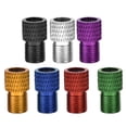 thumbnail image 2 of 7Pcs Bicycle Inflator Presta Valve to Schrader Valves Adapter for Road Bike Fixed Gear,, 2 of 5