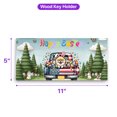 thumbnail image 5 of Happy Easter Pomeranian American Flag Truck Bunny Ears Wood Key Holder Pom Dog Lover Gifts Wall-mounted Key Rack Home Decor - 03001, 5 of 5