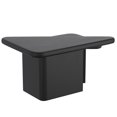 thumbnail image 3 of Mid-Century Modern Solid Wood 2pc Coffee Table Set - Black, 3 of 8