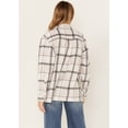 thumbnail image 3 of Cleo + Wolf Women's Plaid Print Shacket - CLHO22W57   US, 3 of 4