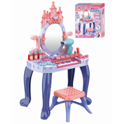 JoyStone Toddler Makeup Table and Chair Set with Mirror, Lights, Music and Accessories, Durable… — $38.98 (35% off)