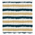 thumbnail image 3 of Ambesonne Striped Shower Curtain, Navy Blue Beige Brush, 69"Wx75"L, Petrol Blue White Beige, 3 of 5