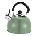 thumbnail image 1 of Tetera moderna con silbato fuerte y asa plegable para cocina. Verde, 1 of 9