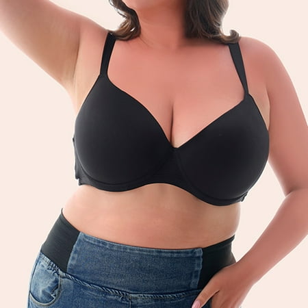 

jsaierl Women s Plus Size Seamless Push Up Sports Bra Comfortable Breathable Base Tops Underwear
