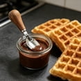 thumbnail image 4 of Stylish Oned Cute Stoneding Walnut Wood Spoon Oned Fork Made Of 304 Stainless Steel Suitable For Fruit Dessert Oned Household Use, 4 of 6