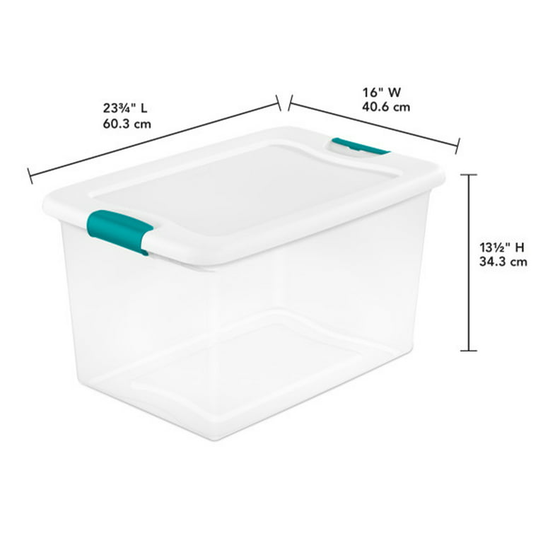 SafePro TE64 64 Oz Tamper Evident Clear Plastic Container with Hinged Lid,  150/CS