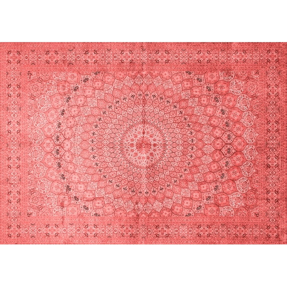 Ahgly Company Indoor Rectangle Persian Red Traditional Area Rugs, 6' x 9'