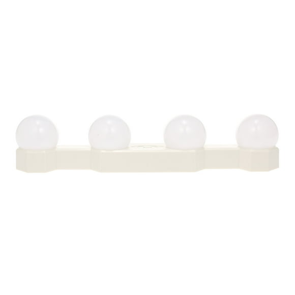 Mistaha 4 Bulb LED Mirror Lights USB Rechargeable Cordless Vanity Makeup Lights Brightness Color temperature Adjustable