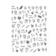 thumbnail image 2 of Guardurnaity Pegatinas para uñas, calcomanías en relieve 3D, impresión de deslizadores de belleza para manicura, decoración DIY, adhesivo, accesorios de Juegos de manicura WG253 Guardurnaity CE012223-17B, 2 of 5