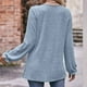 thumbnail image 4 of ICHUANYI Liquidación Camiseta holgada de manga larga con cuello redondo y moda para mujer ICHUANYI WER2023082202781, 4 of 6