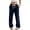 Navyblue, variant on TEMOFON Wide Leg Sweatpants for Women Casual High Waisted Baggy Drawstring Workout Pants with Pockets Fashion Joggers Athletic Pants