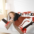 thumbnail image 3 of Erosebridal Couple Cat Kids Bedding Comforter Set 7pcs, Romantic Love Heart King Bedding Sets, 3 of 7