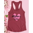 thumbnail image 3 of Mothers Day Bold Brush Art Racerback Tank Women - Women Racer Back, Cardinal Red, Xtra Large, 3 of 4