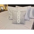 thumbnail image 4 of Royal's Solid Gray 550 Thread Count 2PC Standard Pillowcases Set 100% Combed Cotton, Sateen Solid, 4 of 5