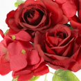 thumbnail image 4 of Candle Ring Red Flower Wreath for Decoration with Simulation Rose, 4 of 4