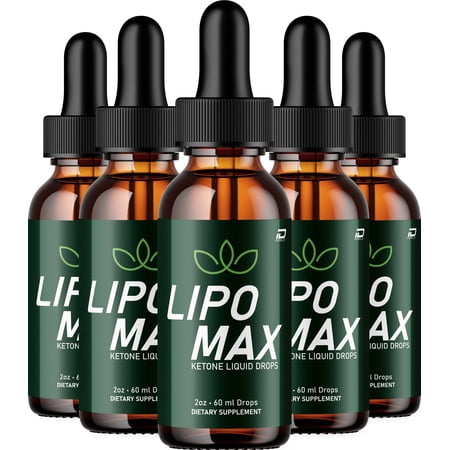 Lipo Max – LipoMax Extra Strength All Natural Healthy Organic Support, 5 Pack, 5 Month Supply