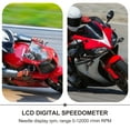 thumbnail image 4 of GOOHOCHY bike odometer Odometer ABS Black for Motorcycle Riders 1Pcs, 4 of 7