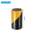 thumbnail image 2 of Uxcell Reflective Tape, 4 Inch x 10 Ft Waterproof Safety Adhesive Tape for Trailers, Black Yellow, 2 of 6