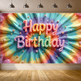 thumbnail image 4 of Colorful Theme Happy Birthday Banner Decorative Design for Kids Party Celebration Decoration, 4 of 7