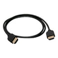 thumbnail image 2 of C2G 41361 Ultra Flexible 4K UHD High Speed HDMI Cable (60Hz) with Low Profile Connectors, Black (1 Foot, 0.30 Meters), 2 of 7