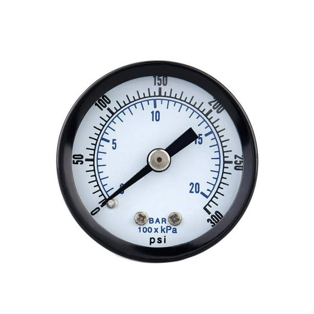 Kwade trouw domein genade 0-20bar 0-300psi Pressure Gauge Manometer Air Compressor Pneumatic Meter  TesterM - Walmart.com