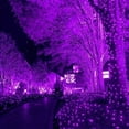 thumbnail image 2 of DEBGFS LED Christmas Net Lights Outdoor Decorations for Bushes 96 LED 5ftx5ft Connectable Green Wire Net Christmas Lights for Outdoor Yard Mesh Shrub Tree Holiday Decor,purple,5ftx5ft, 2 of 7