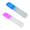 1pcs blue glass foot file + 1pcs pink glass foot file, variant on 2Pcs Glass Foot File Pedicure Rasp Dead Skin Remover Calluses Corn Coarse Hard Skin Remover - 1pcs blue glass foot file + 1pcs pink glass foot file