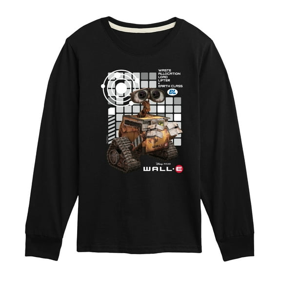Disney Wall-E - Cube Collage - Toddler & Youth Long Sleeve Graphic T-Shirt