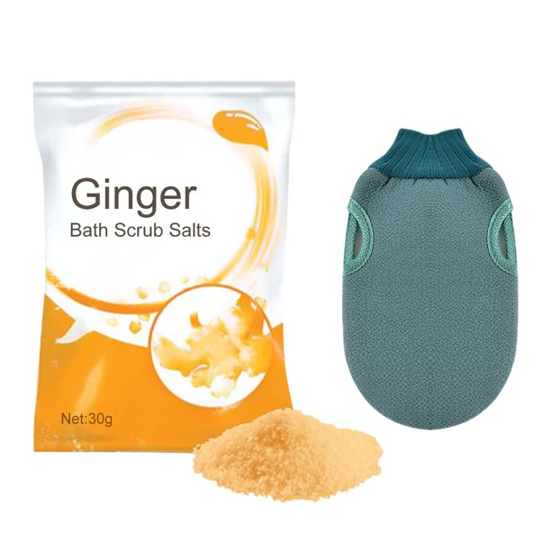 30g Lymphatic Ginger Bath Salts for Reducing Swelling Moisturizing Skin