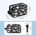 thumbnail image 3 of Toiletries Bag,Dinosaur Silhouette Pattern Mens Womens Toiletry Bag Bathroom Bag,Waterproof Toiletry Travel Bag Dopp Kit Shaving Bag 11x6.3x5.1 Inch, 3 of 5