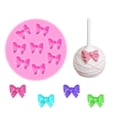 thumbnail image 5 of Bows Silicone Fondant Mold, 3D Bow Cake Chocolate Candy Sugar Craft Mold, Food Grade Liquid Silicone, Non-Stick, Heat Resistant DIY Cake Decorating Tool for Cupcakes, Desserts, Crafts, Pink, 5 of 9