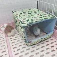 thumbnail image 2 of Pet Bottomless Cotton Nest Small Pet Hidden House Shelter Sleeping Bed for Rabbit Hedgehog Guinea Pig, 2 of 9