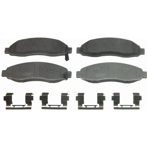 Wagner ThermoQuiet MX962 Semi-Metallic Disc Brake Pad Set