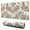 Orange Paisley Pattern, variant on Long Mouse Pads for Desk,Orange Geometric Pattern Desk Mats on Top Of Desks, Desk Mouse Pad Extra Large with 3mm Non-Slip Base and Stitched Edge for Gaming,Office,Work,Home 31.5"x11.8"