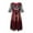 Red, variant on Women Vintage 1920s Sequin Evening Performance Costume Dresses Floary Beaded Cocktail Flapper Dress