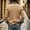 Khaki, variant on MexChoioe Mens Fall Casual Knit Cardigan Lapel Collar Denim Spliced Open Front Design Loose Cut Daily Coat for Mens