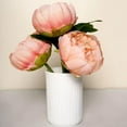 thumbnail image 5 of BalsaCircle 10 Peach 3" Artificial Faux Silk Peony Flower Heads Wedding Party Catering Decorations, 5 of 8