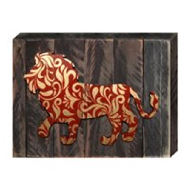 Designocracy 98230-12 Art du Lion sur le Décor Mural de Bord