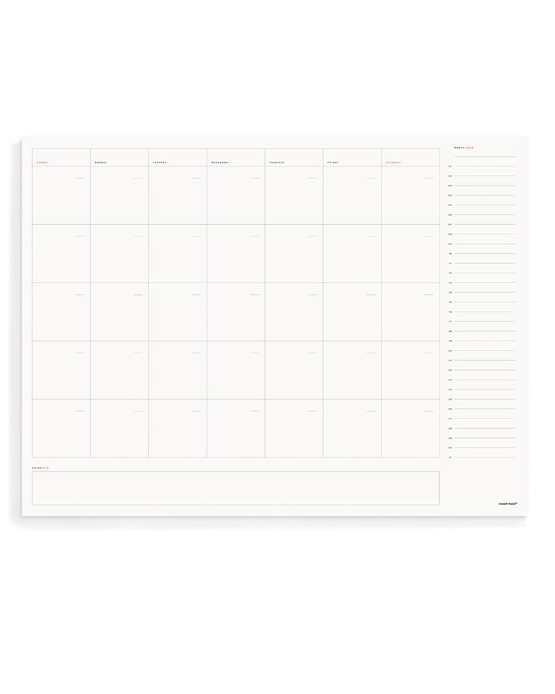 russell+hazel Desktop Calendar Pad, 36 count