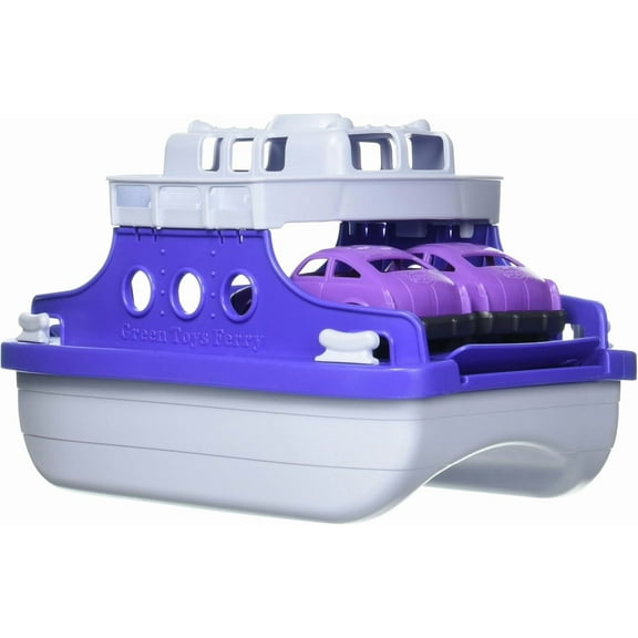 Green Toy Ocean Bound Ferry Boat  and Mini Fastbacks