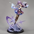 thumbnail image 2 of Genshin Impact Raiden Shogun Keqing Action Figure Toys Figuras Anime Figurine Manga 23-26cm GK Statue Collection Model Kids Gift zhangyuxiang LED, 2 of 2
