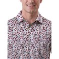 thumbnail image 4 of Ben Hogan Performance Men's & Big Men's Micro Floral Print Short Sleeve Polo Shirt, up to 5XB, 4 of 8