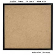 Quadro Frames Cadre photo 17,8 x 17,8 cm, noir, style P375-3/8" de large moulure