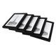 thumbnail image 3 of 5 unids marco de fotos 7 pulgadas elegante alta transparencia negro decorativo resistente marco de imagen para la fotografía casera de la boda, 3 of 8