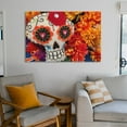 thumbnail image 6 of Mexican Day of The Dead Canvas Art Poster And Wall Art Picture Print Modern Family Bedroom Decor Posters,Unframe-style,08x12inch(20x30cm), 6 of 8